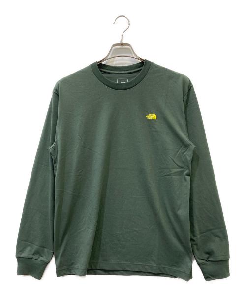 THE NORTH FACE（ザ ノース フェイス）THE NORTH FACE (ザ ノース フェイス) 長袖カットソー グリーン サイズ:M 未使用品の古着・服飾アイテム