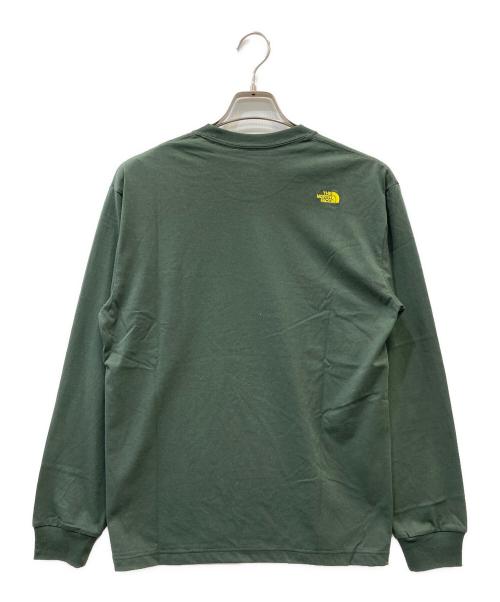 THE NORTH FACE（ザ ノース フェイス）THE NORTH FACE (ザ ノース フェイス) 長袖カットソー グリーン サイズ:M 未使用品の古着・服飾アイテム