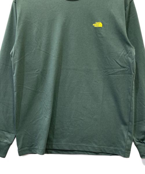 THE NORTH FACE（ザ ノース フェイス）THE NORTH FACE (ザ ノース フェイス) 長袖カットソー グリーン サイズ:M 未使用品の古着・服飾アイテム