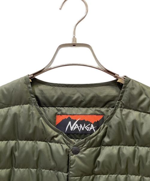NANGA（ナンガ）NANGA (ナンガ) インナーダウンカーディガン オリーブ サイズ:Lの古着・服飾アイテム