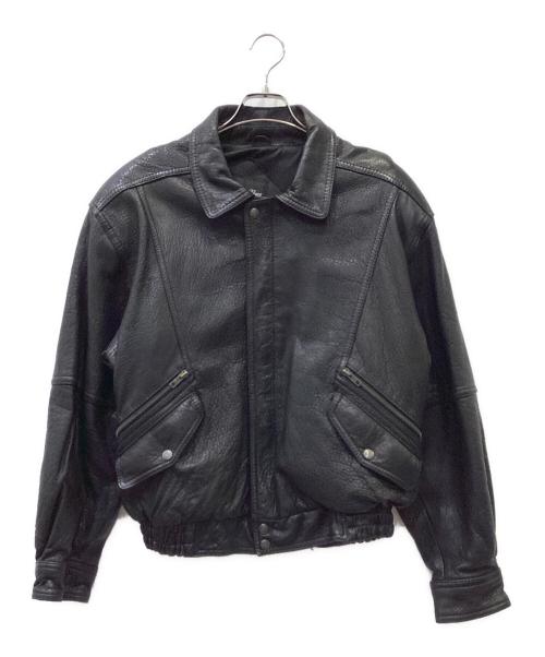 BONNEZ VOUS（ボンヌ ヴー）BONNEZ VOUS (ボンヌ ヴー) レザージャケット ブラック サイズ:Lの古着・服飾アイテム