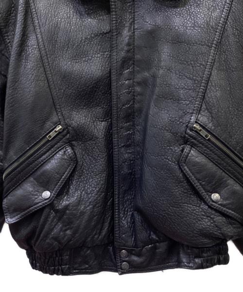 BONNEZ VOUS（ボンヌ ヴー）BONNEZ VOUS (ボンヌ ヴー) レザージャケット ブラック サイズ:Lの古着・服飾アイテム