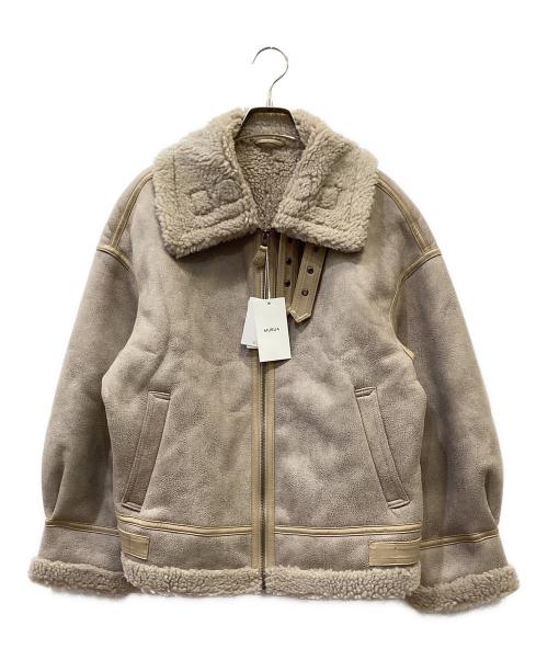 MURUA（ムルーア）MURUA (ムルーア) ムートン超ジャケット ベージュ サイズ:SIZE 1 未使用品の古着・服飾アイテム
