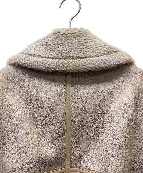 MURUA（ムルーア）MURUA (ムルーア) ムートン超ジャケット ベージュ サイズ:SIZE 1 未使用品の古着・服飾アイテム