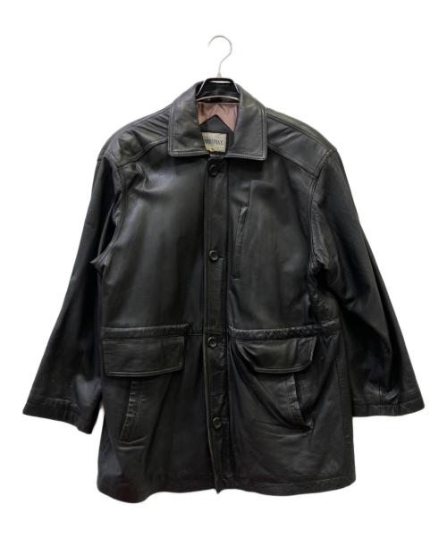 VARIO MAX（ヴァリオマックス）VARIO MAX (ヴァリオマックス) レザーコート ブラック サイズ:Lの古着・服飾アイテム