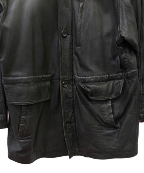 VARIO MAX（ヴァリオマックス）VARIO MAX (ヴァリオマックス) レザーコート ブラック サイズ:Lの古着・服飾アイテム