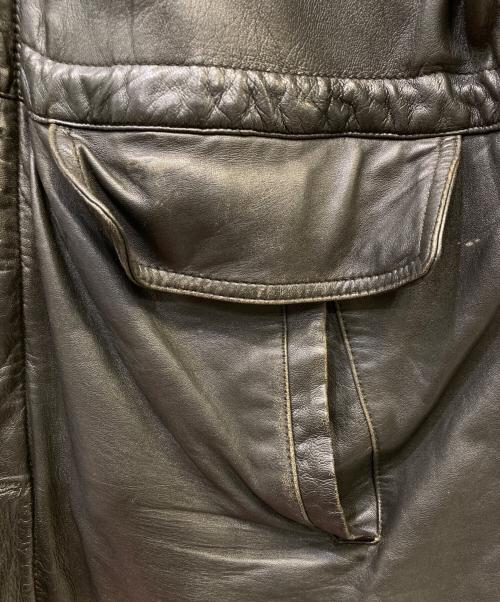 VARIO MAX（ヴァリオマックス）VARIO MAX (ヴァリオマックス) レザーコート ブラック サイズ:Lの古着・服飾アイテム