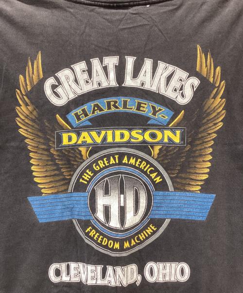 HARLEY-DAVIDSON（ハーレーダビッドソン）HARLEY-DAVIDSON (ハーレーダビッドソン) 長袖カットソー グレー サイズ:SIZE XLの古着・服飾アイテム