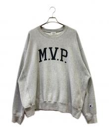Champion（チャンピオン）の古着「クルーネックスウェット」｜グレー