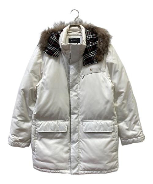 BURBERRY BLACK LABEL（バーバリーブラックレーベル）BURBERRY BLACK LABEL (バーバリーブラックレーベル) ダウンコート ホワイト サイズ:Mの古着・服飾アイテム