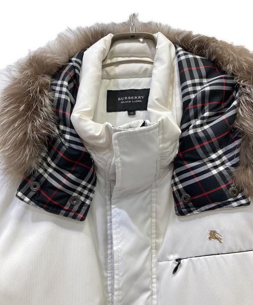 BURBERRY BLACK LABEL（バーバリーブラックレーベル）BURBERRY BLACK LABEL (バーバリーブラックレーベル) ダウンコート ホワイト サイズ:Mの古着・服飾アイテム
