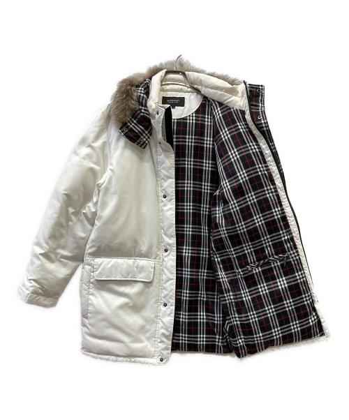 BURBERRY BLACK LABEL（バーバリーブラックレーベル）BURBERRY BLACK LABEL (バーバリーブラックレーベル) ダウンコート ホワイト サイズ:Mの古着・服飾アイテム