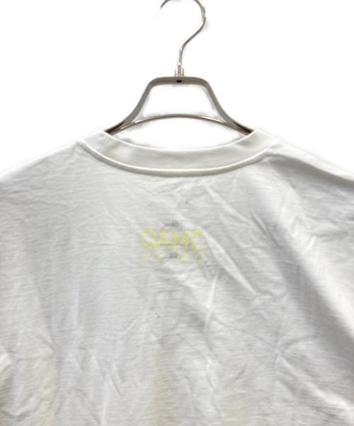 OAMC（オーエーエムシー）OAMC (オーエーエムシー) 半袖カットソー ホワイト×イエロー サイズ:SIZE Sの古着・服飾アイテム