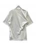 OAMC (オーエーエムシー) 半袖カットソー ホワイト×イエロー サイズ:SIZE S：5000円