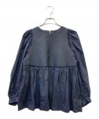 TOMORROW LAND collectionトゥモローランドコレクション）の古着「長袖ブラウス」｜ブラック