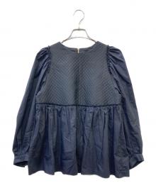 TOMORROW LAND collection（トゥモローランドコレクション）の古着「長袖ブラウス」｜ブラック