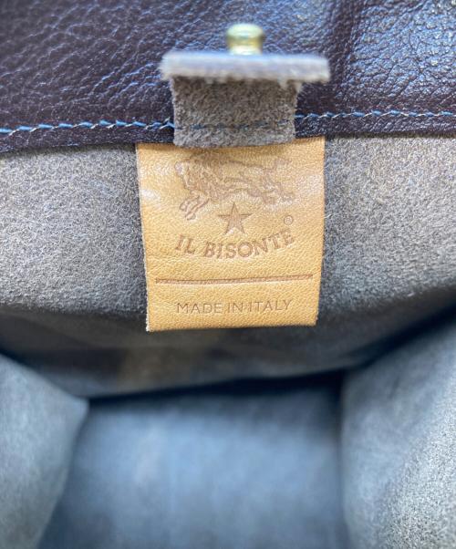 IL BISONTE（イル ビゾンテ）IL BISONTE (イル ビゾンテ) レザーハンドバッグ ブラウンの古着・服飾アイテム