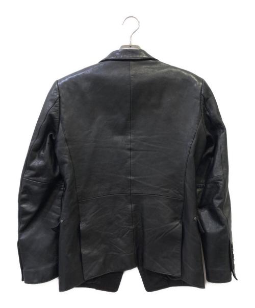 SCHORL（ショール）SCHORL (ショール) レザーテーラードジャケット ブラック サイズ:SIZE　44の古着・服飾アイテム