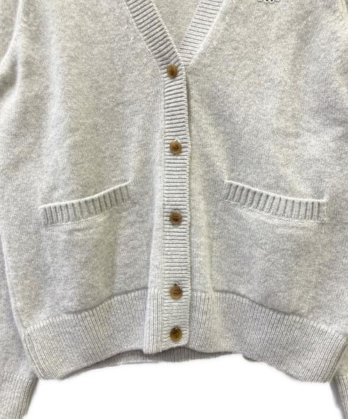 maison kitsune（メゾンキツネ）MAISON KITSUNE (メゾンキツネ) カーディガン グレー サイズ:SIZE Sの古着・服飾アイテム