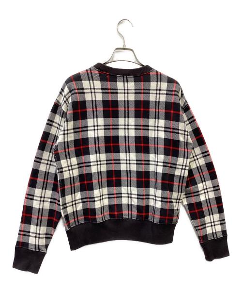 POLO RALPH LAUREN（ポロ・ラルフローレン）POLO RALPH LAUREN (ポロ・ラルフローレン) クルーネックスウェット ブラック×ホワイト サイズ:SIZE Sの古着・服飾アイテム
