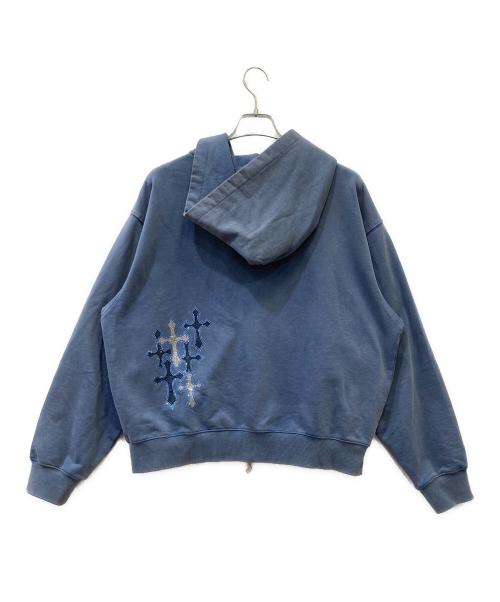 SUPPLIER（サプライヤー）SUPPLIER (サプライヤー) ジップパーカー ブルー サイズ:SIZE Lの古着・服飾アイテム