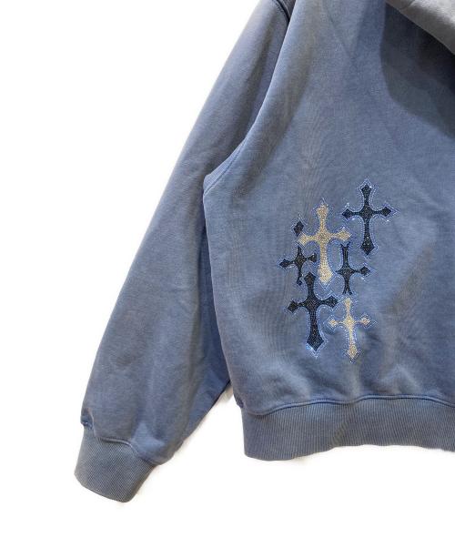 SUPPLIER（サプライヤー）SUPPLIER (サプライヤー) ジップパーカー ブルー サイズ:SIZE Lの古着・服飾アイテム