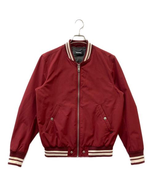 DIESEL（ディーゼル）DIESEL (ディーゼル) ブルゾン ワインレッド サイズ:SIZE Mの古着・服飾アイテム
