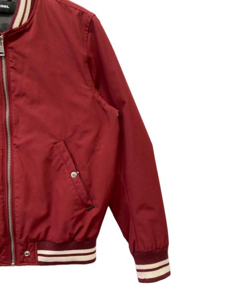 DIESEL（ディーゼル）DIESEL (ディーゼル) ブルゾン ワインレッド サイズ:SIZE Mの古着・服飾アイテム