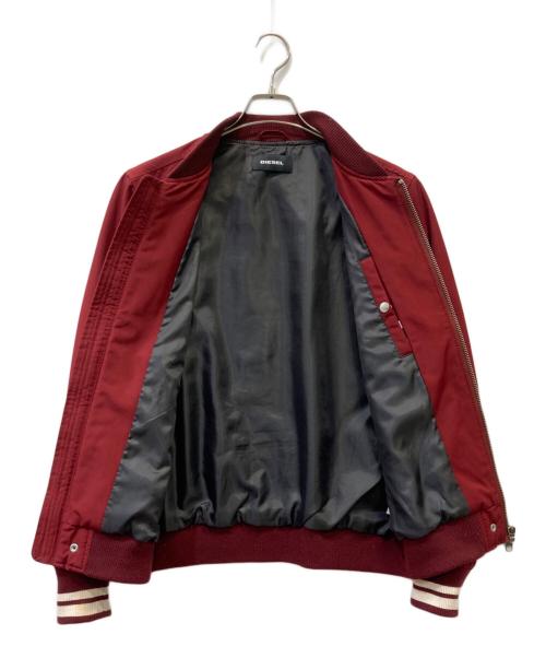 DIESEL（ディーゼル）DIESEL (ディーゼル) ブルゾン ワインレッド サイズ:SIZE Mの古着・服飾アイテム