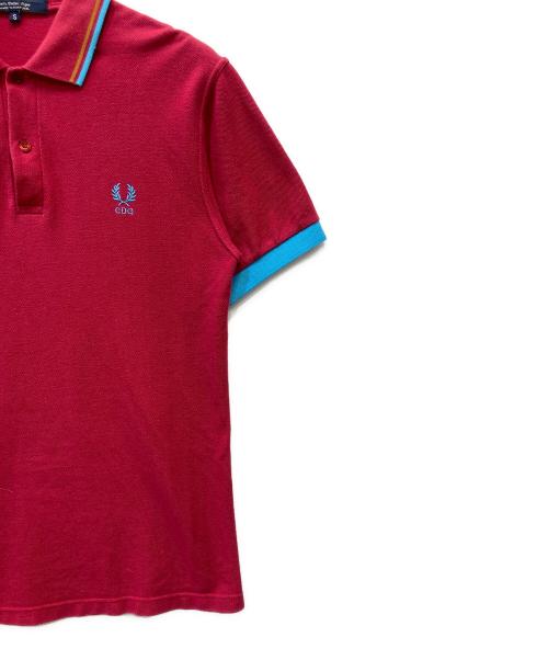 COMME des GARCONS（コムデギャルソン）COMME des GARCONS (コムデギャルソン) FRED PERRY (フレッドペリー) 半袖ポロシャツ レッド サイズ:SIZE Sの古着・服飾アイテム