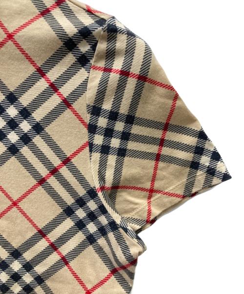 BURBERRY LONDON（バーバリーロンドン）BURBERRY LONDON (バーバリーロンドン) 半袖ポロシャツ ブラウン サイズ:SIZE 2の古着・服飾アイテム