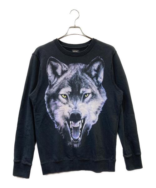 DIESEL（ディーゼル）DIESEL (ディーゼル) スウェット ブラック サイズ:SIZE Sの古着・服飾アイテム