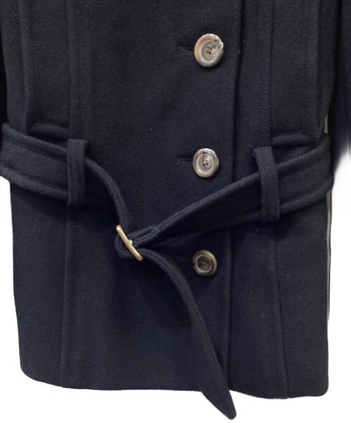 BURBERRY BLUE LABEL（バーバリー ブルー レーベル）BURBERRY BLUE LABEL (バーバリー ブルー レーベル) フーデッドコート ブラック サイズ:38の古着・服飾アイテム