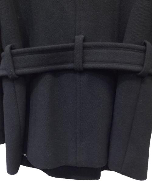 BURBERRY BLUE LABEL（バーバリー ブルー レーベル）BURBERRY BLUE LABEL (バーバリー ブルー レーベル) フーデッドコート ブラック サイズ:38の古着・服飾アイテム
