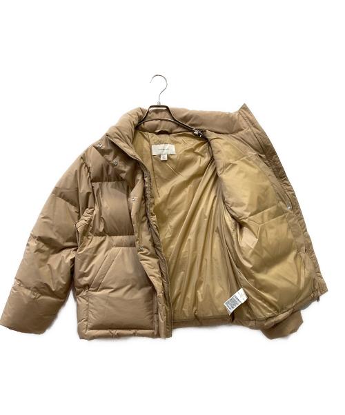 Calvin Klein Jeans（カルバンクラインジーンズ）Calvin Klein Jeans (カルバンクラインジーンズ) ダウンジャケット ベージュ サイズ:SIZE Sの古着・服飾アイテム