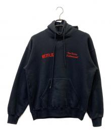 NETFLIX×The Ennoy Professional（ネットフリックス×ザ エンノイ プロフェッショナル）の古着「プルオーバー」｜ブラック