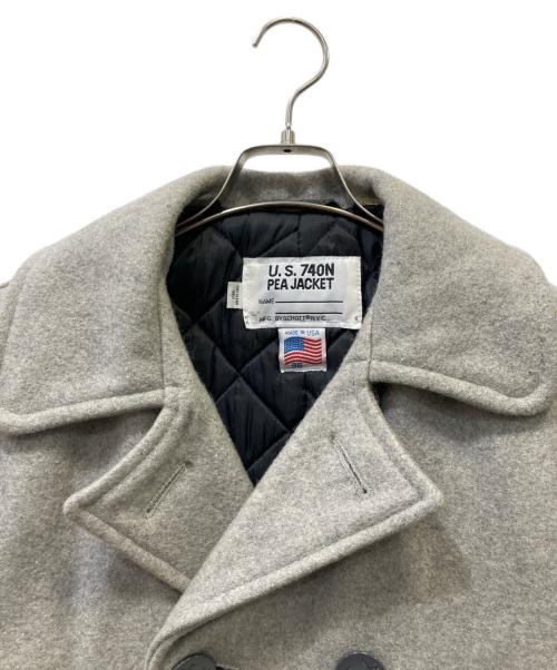Schott（ショット）Schott (ショット) U.S.740N PEA JACKET グレー サイズ:SIZE 36の古着・服飾アイテム