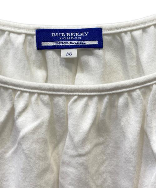 BURBERRY LONDON（バーバリーロンドン）BURBERRY LONDON (バーバリーロンドン) 長袖カットソー ホワイト サイズ:SIZE 38の古着・服飾アイテム