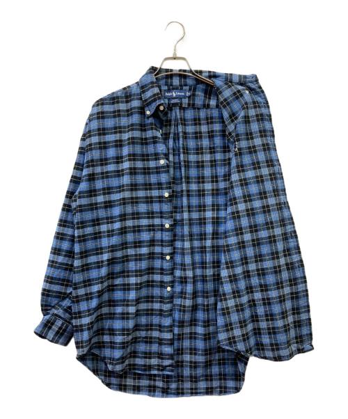 RALPH LAUREN（ラルフローレン）RALPH LAUREN (ラルフローレン) 長袖シャツ ブルー サイズ:Mの古着・服飾アイテム