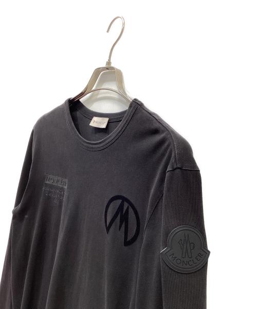 MONCLER（モンクレール）MONCLER (モンクレール) 長袖カットソー ブラック サイズ:Mの古着・服飾アイテム