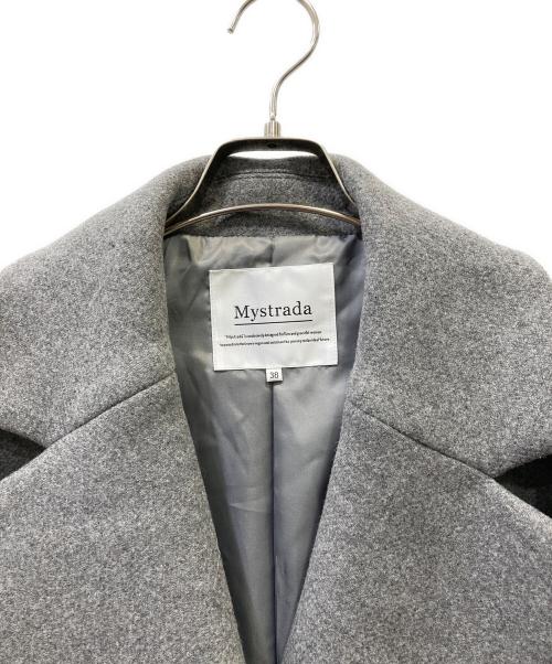 Mystrada（マイストラーダ）Mystrada (マイストラーダ) Pコート グレー サイズ:38の古着・服飾アイテム