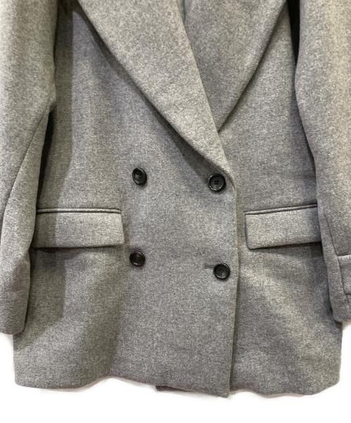Mystrada（マイストラーダ）Mystrada (マイストラーダ) Pコート グレー サイズ:38の古着・服飾アイテム