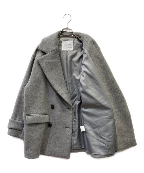 Mystrada（マイストラーダ）Mystrada (マイストラーダ) Pコート グレー サイズ:38の古着・服飾アイテム