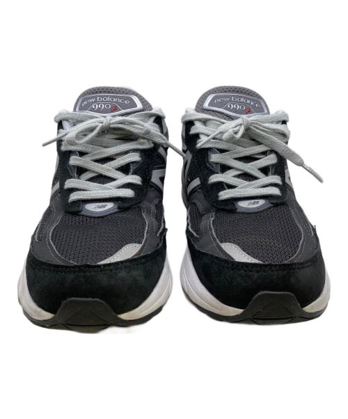 NEW BALANCE（ニューバランス）NEW BALANCE (ニューバランス) スニーカー ブラック×ホワイト サイズ:25㎝の古着・服飾アイテム
