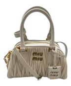 MIU MIUミュウミュウ）の古着「2WAYバッグ」｜ホワイト