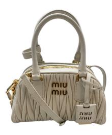 MIU MIU（ミュウミュウ）の古着「2WAYバッグ」｜ホワイト