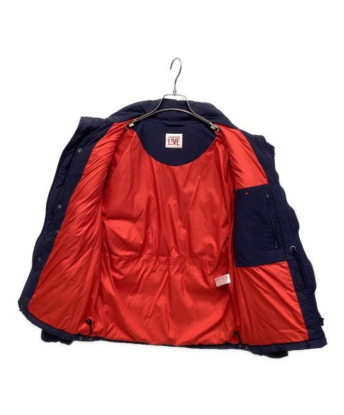 LACOSTE LIVE（ラコステライブ）LACOSTE LIVE (ラコステライブ) ダウンジャケット ネイビー サイズ:Mの古着・服飾アイテム