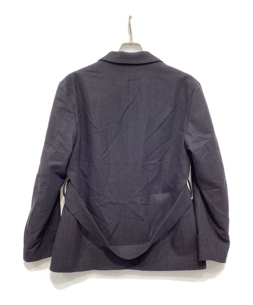 UNUSED（アンユーズド）UNUSED (アンユーズド) カシミヤ混テーラードジャケット ネイビー サイズ:O 未使用品の古着・服飾アイテム
