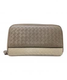 BOTTEGA VENETA（ボッテガベネタ）の古着「長財布」｜グレー×ブラウン