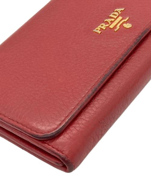 PRADA（プラダ）PRADA (プラダ) 長財布 レッドの古着・服飾アイテム